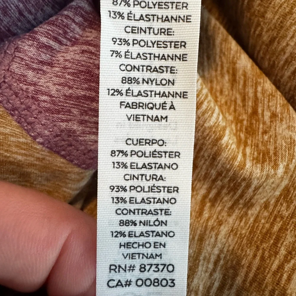 ALO Yoga AloSoft Sheila Legging Dragonfruit Heather/Carmel - Picture 12 of 13